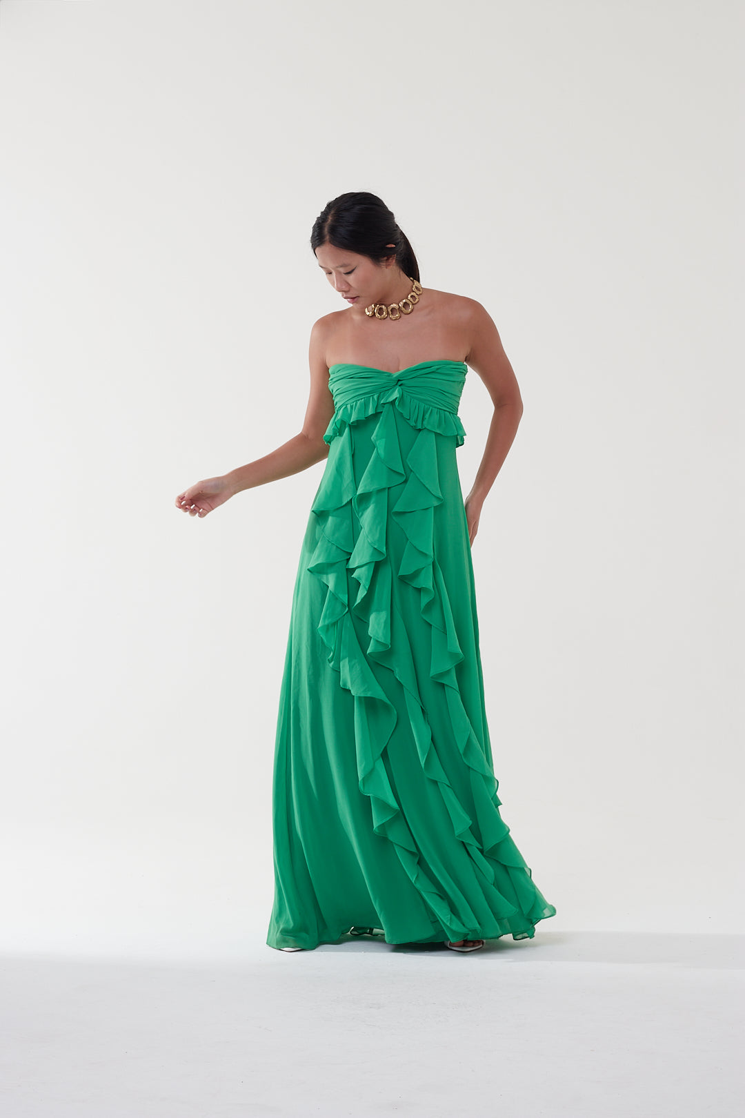 Vestido Longo Dream Verde - AVE RARA